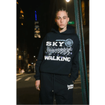 Broken Planet Sky Walking Hoodie [Midnight Black] - Image 5