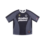 Broken Planet Football Jersey Black Grey
