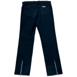 Chrome Hearts Fleur Dagger Zipper Denim Pants Black