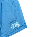 Chrome Hearts Sports Mesh Varsity Shorts Blue