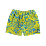 Chrome Hearts Yellow & Blue Print Towel Shorts