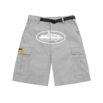 Corteiz Alcatraz Cargo Shorts Grey