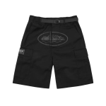 Corteiz Alcatraz Cargo Shorts Triple Black