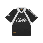 Corteiz Allstarz Football Jersey Black White