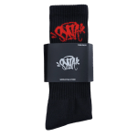 Syna World 2 Pack Sock Black Red