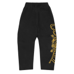 Corteiz Superior Royale Open Hem Pant Black Yellow