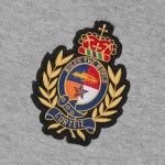 Corteiz Royale Crest Quarter Zip Heather Grey
