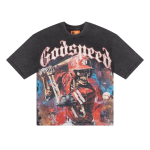 Godspeed Grandslam Washed Black/Red Tee