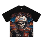 Godspeed Racer Goldie Washed Black Tee