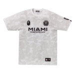 BAPE x Inter Miami CF Camo Tee White