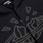 Broken Planet Zip-Up Hoodie Midnight Black