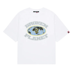 Broken Planet Grid Tee Snow White