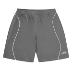 Corteiz Island Pique Polo Short Grey