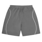 Corteiz Island Pique Polo Short Grey