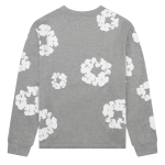 Denim Tears Long Sleeve Cotton Wreath T-shirt Grey
