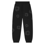 Denim Tears Mono Wreath Sweatpants Black