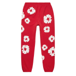 Denim Tears The Cotton Wreath Sweatpants Red - Image 2