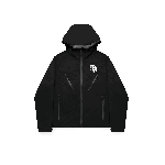 Mertra Monogram Waterproof Shell Jacket Black