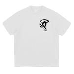 Syna Halo 'S' Printed Logo Tee White Black
