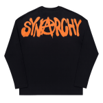 Syna World Synarchy Double Long Sleeve Tee Black Orange