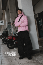 Mertra Monogram Shell Jacket Pink