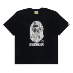 BAPE Comic Art Ape Head Tee Black