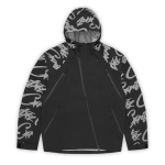 Corteiz Elitework Waterproof Shell Jacket Black V2