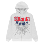 Sp5der Atlanta Full Zip Hoodie Heather Grey