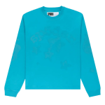 Sp5der Beluga Longsleeve Tee Ocean Blue