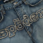 Sp5der Denim Work Pant Light Blue Wash