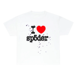 Sp5der I Heart SP5DER Tee White