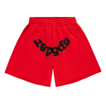 Sp5der OG Studded Sweatshort Red