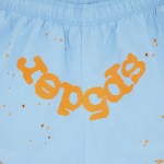 Sp5der OG Web Double Layer Short Light Blue