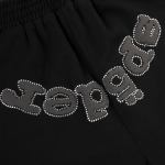 Sp5der OG Web V2 Rhinestone Short Black
