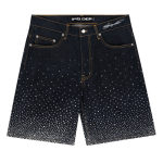 Sp5der Star Dust Denim Short Indigo