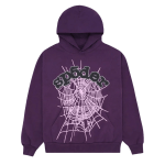 Sp5der Web Hoodie Grape