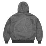 Corteiz Embossed C-Star Denim Work Jacket Grey