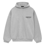 Fear of God Essentials Fleece Hoodie (FW24) Light Heather Grey