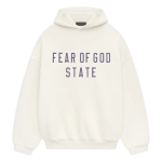 Fear of God Essentials Fleece Hoodie (FW24) Shell White