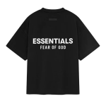 Fear of God Essentials Jersey Crewneck Tee (FW24) Black