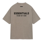 Fear of God Essentials Jersey Crewneck Tee (FW24) Heather Grey