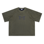 Mertra Layered Mesh Jersey Green