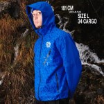 Mertra Monogram Shell Jacket Blue