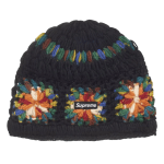 Supreme Crochet Beanie (SS25) Black