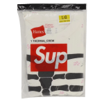 Supreme Hanes Bones Thermal Crew FW25 Floral