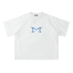 Mertra Layered Mesh Jersey White