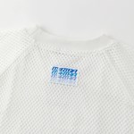 Mertra Layered Mesh Jersey White