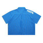 Mertra Plaid Shirt Lapis