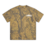 Corteiz Island Puff Print Tee Forest Camo