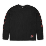 Corteiz It Ain't Safe Waffle Thermal Black